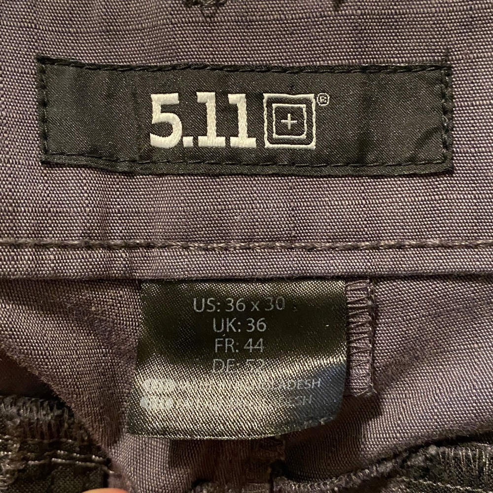 5.11 Tactical Charcoal Pants Icon - Picture 3 of 6